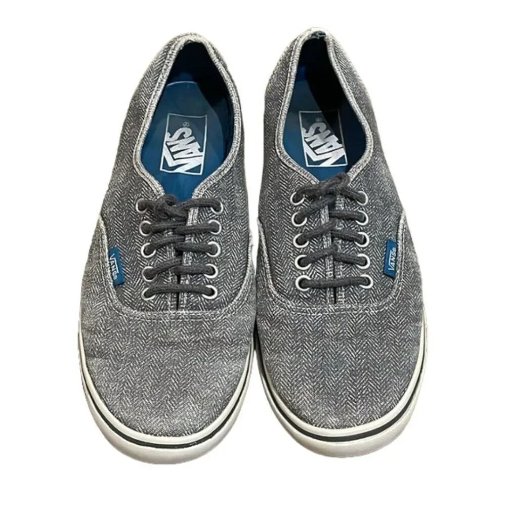 Vans Grey Pro Authentic Old Skool Skate Shoes Sneakers Unisex Size M5.5 W7 TB8C